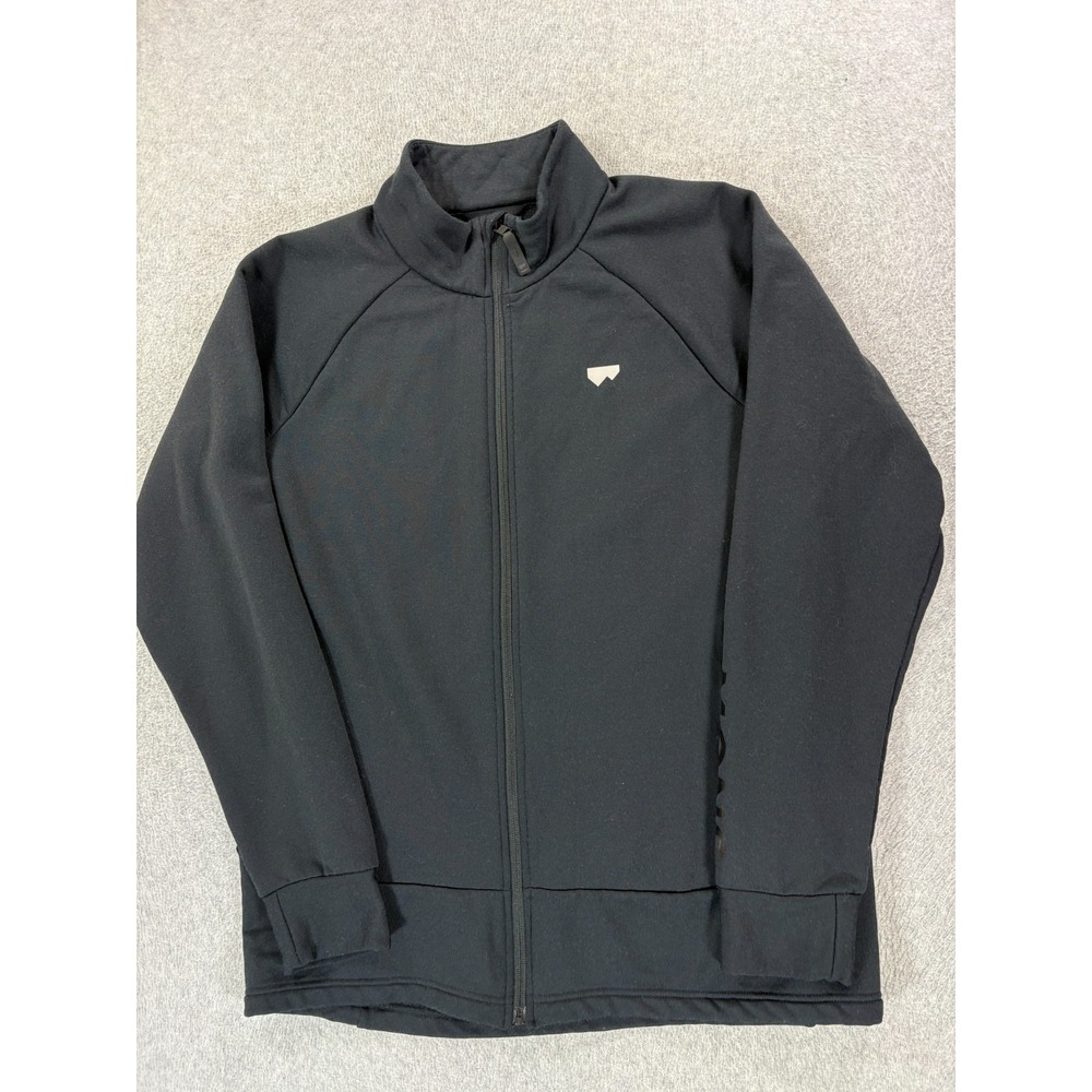 Mons Royale Fleece Full Zip Jacket (Men's Large) Black - Merino Wool Blend